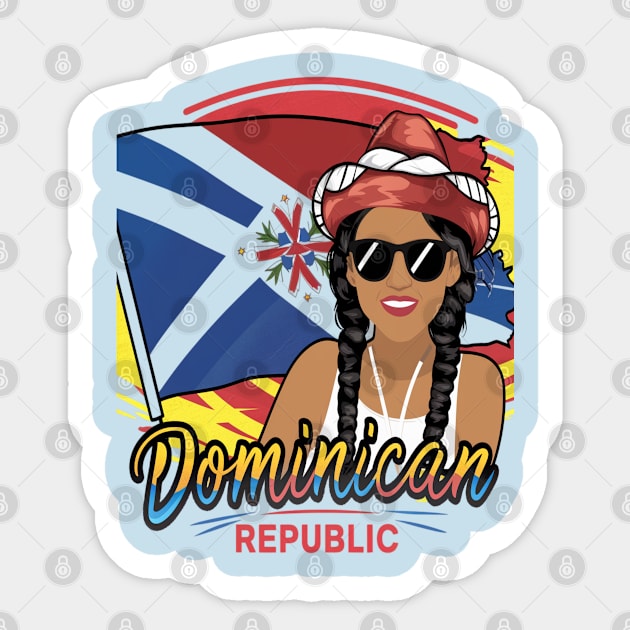 Dominican Republic Sticker by Hunter_c4 "Click here to uncover more designs"